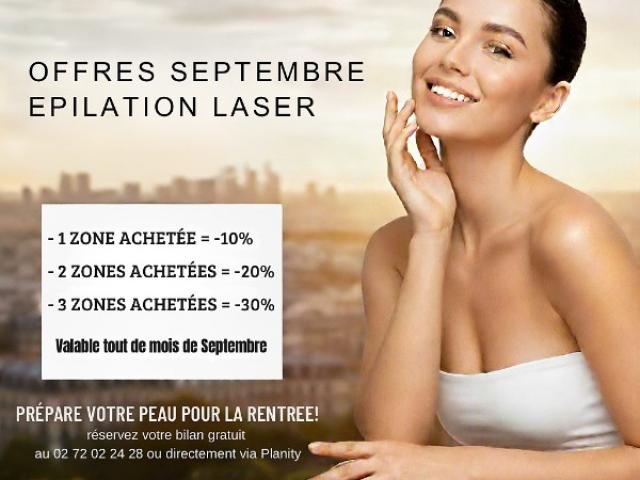 Offre promotionnelle sur notre laser de chez Contour Paris 